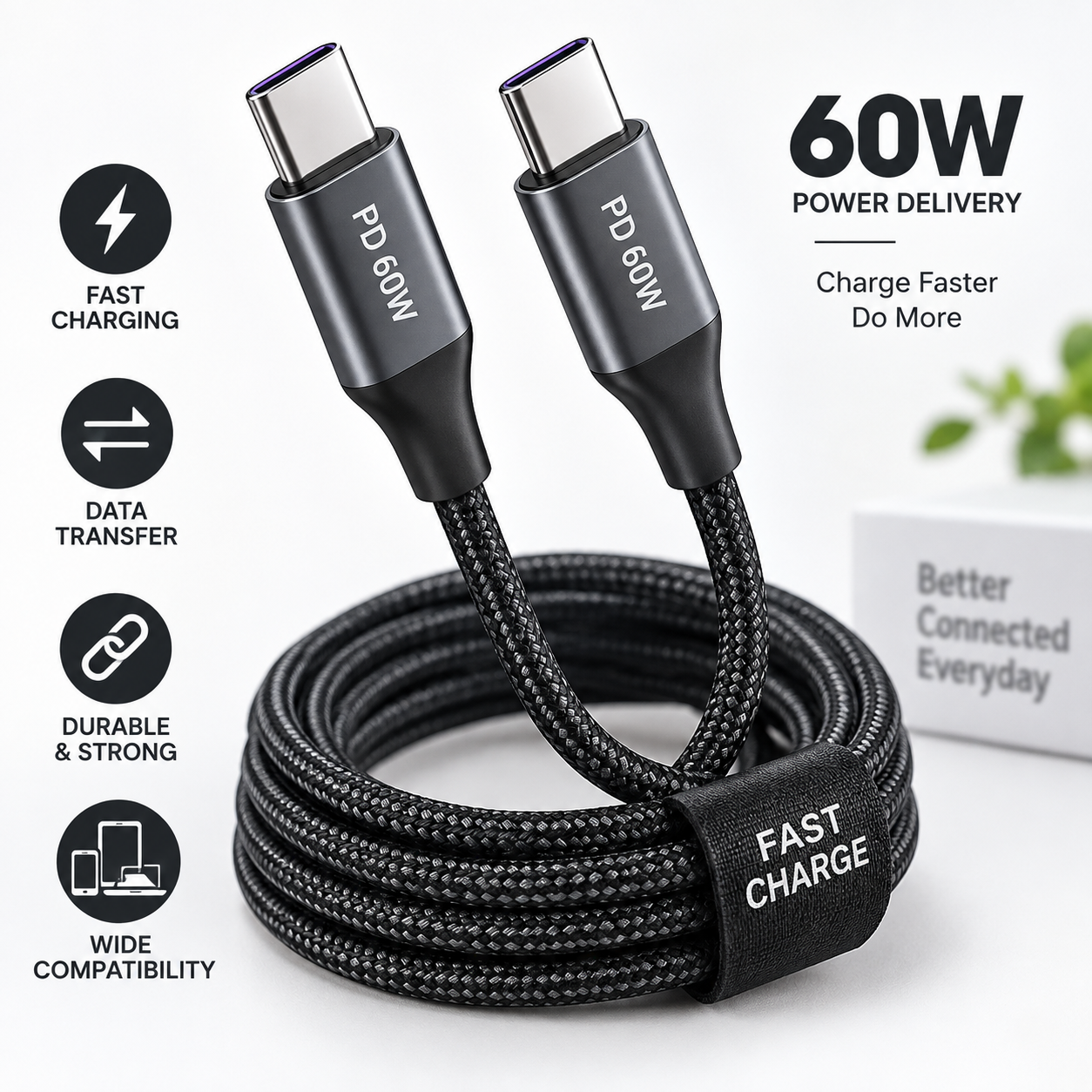 Fast Charging USB-C Cable